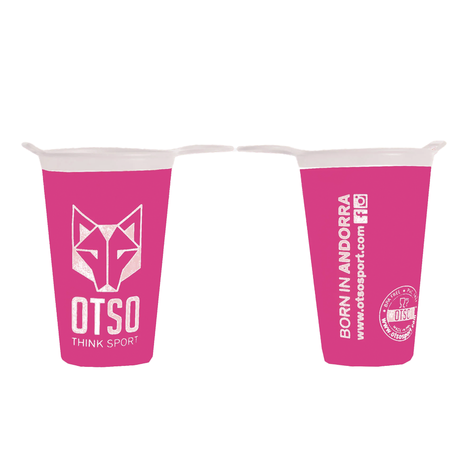Vaso plegable de carrer Otso color pink