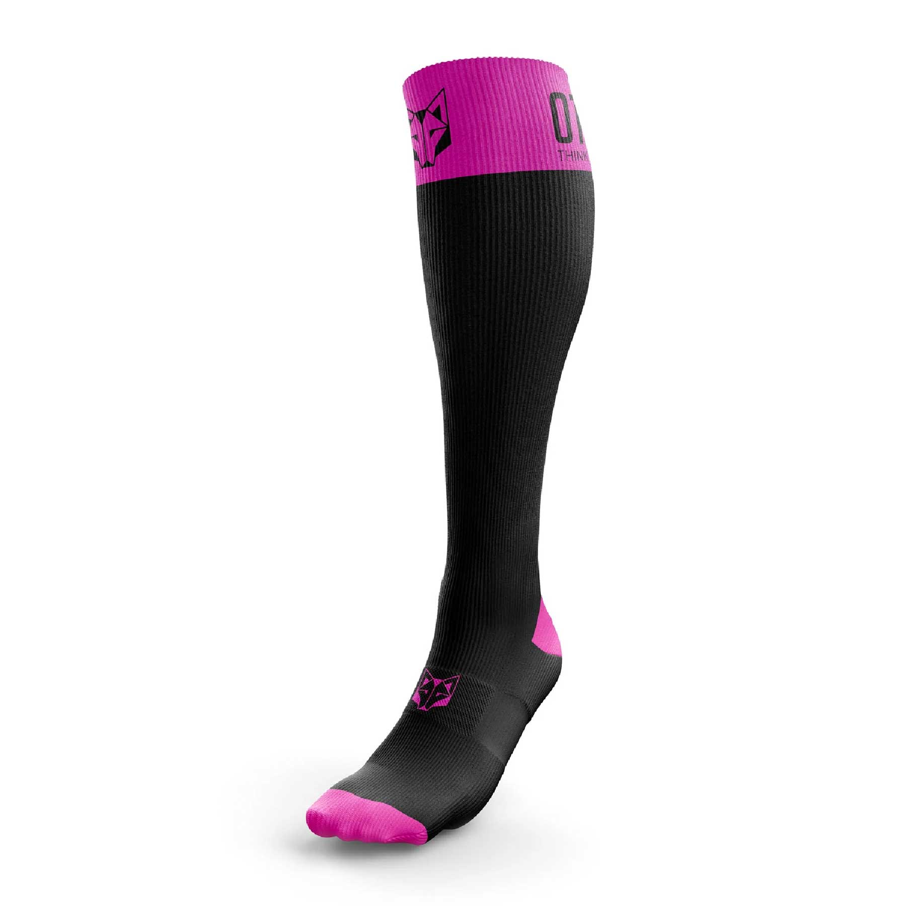 Calcetines de compresión Otso & Fluo Pink - Ultrarun