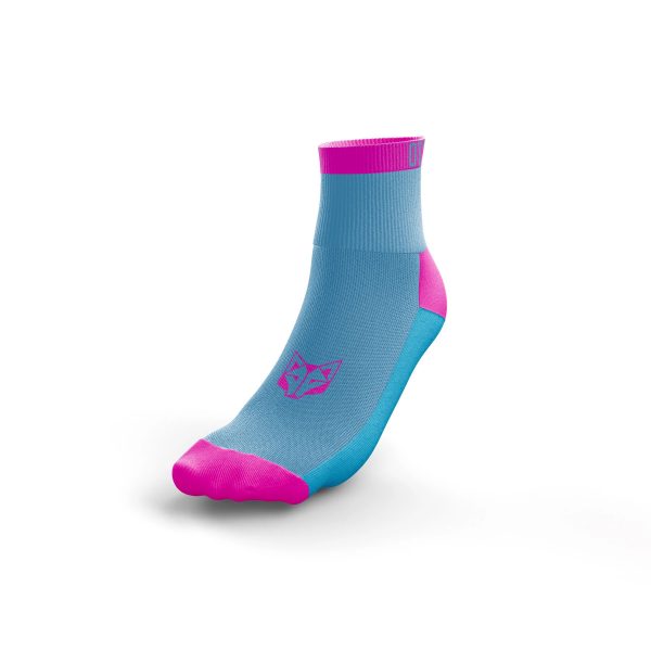 calcetines para running low blue pink Otso