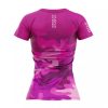 polera de running para mujer camo pinkOtso