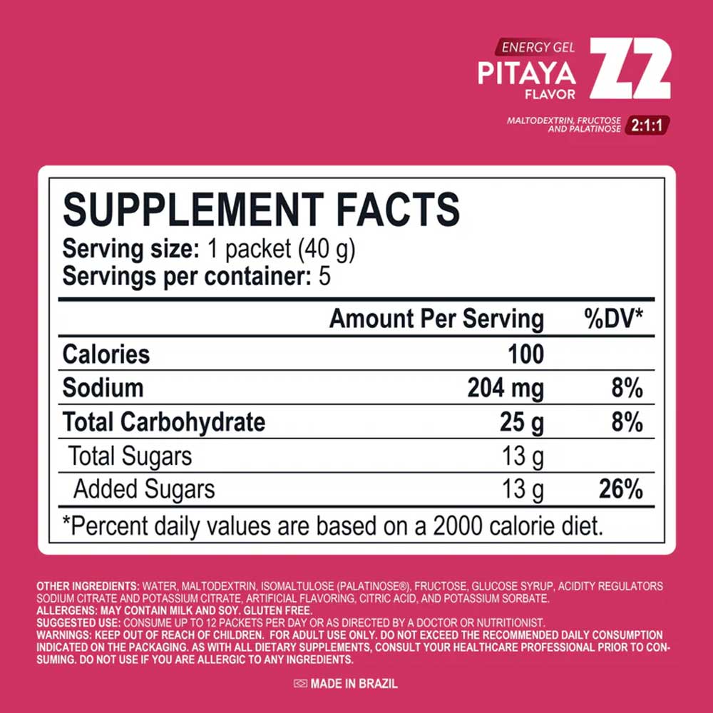 Gel Z2 Pitaya para corredores y deportistas de alto rendimiento.