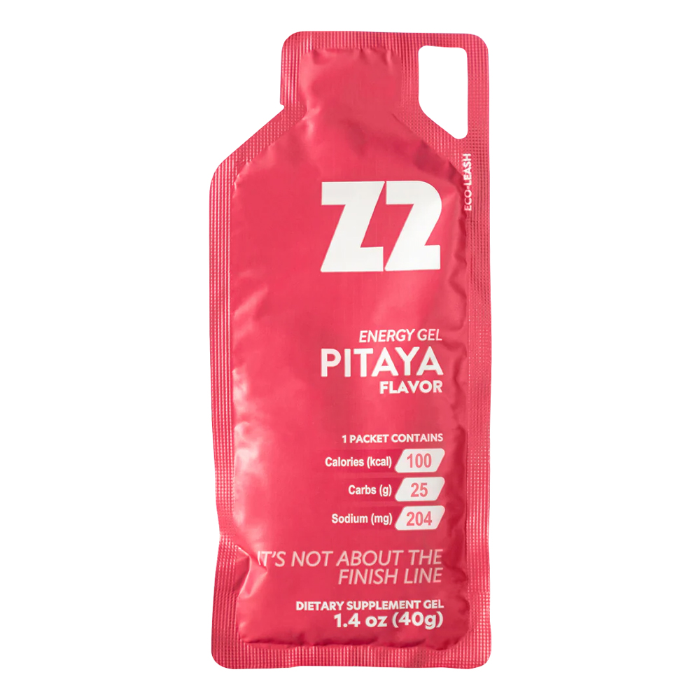 Gel energético Z2 Pitaya con carbohidratos y electrolitos.