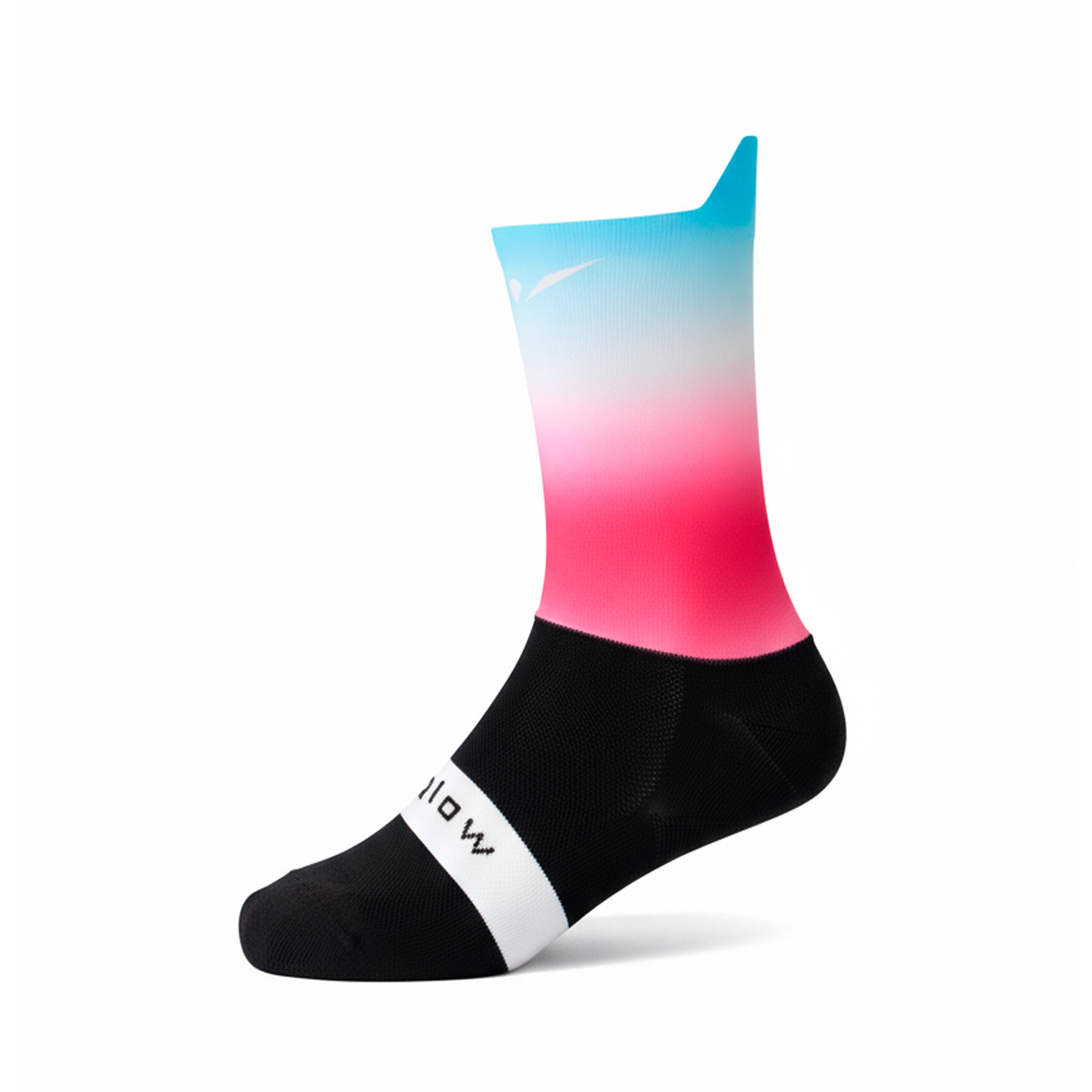 calcetines UGLOW Vapor Sky Blue-Pink para running y trail running