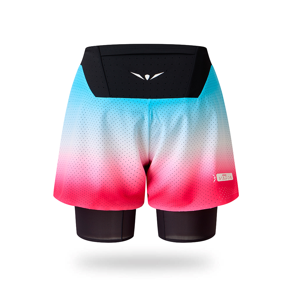 Short mujer deportiva para correr color Black/colors