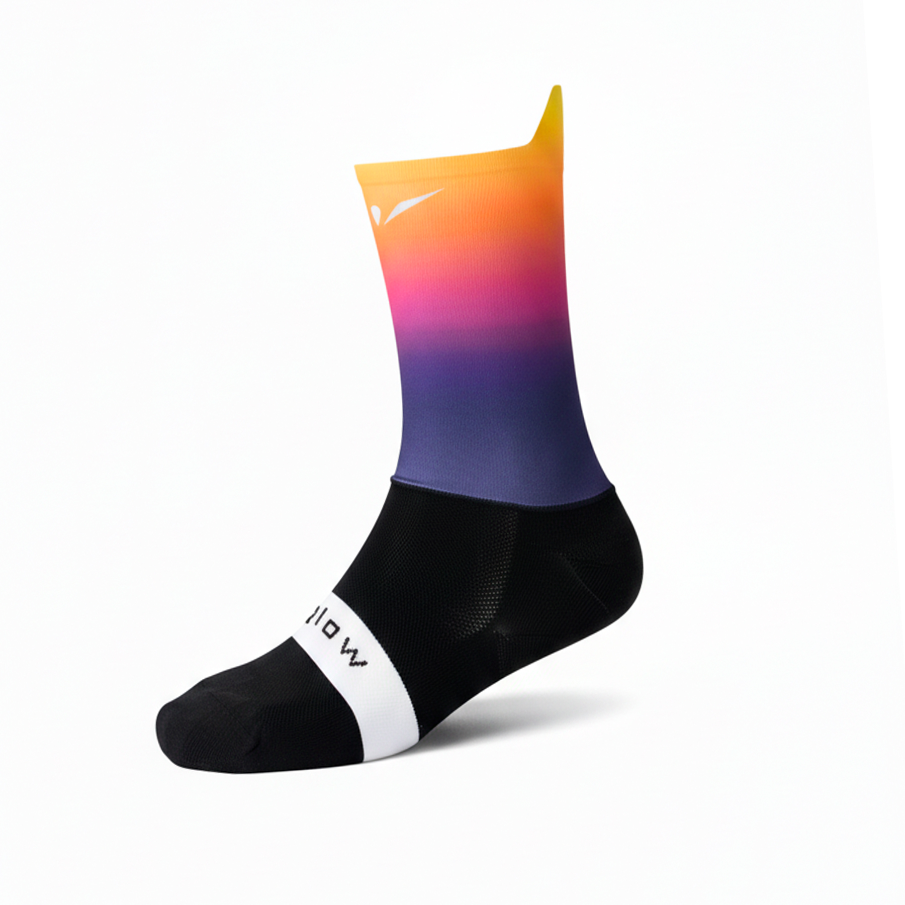 calcetines UGLOW Vapor Yellow Purple running trail