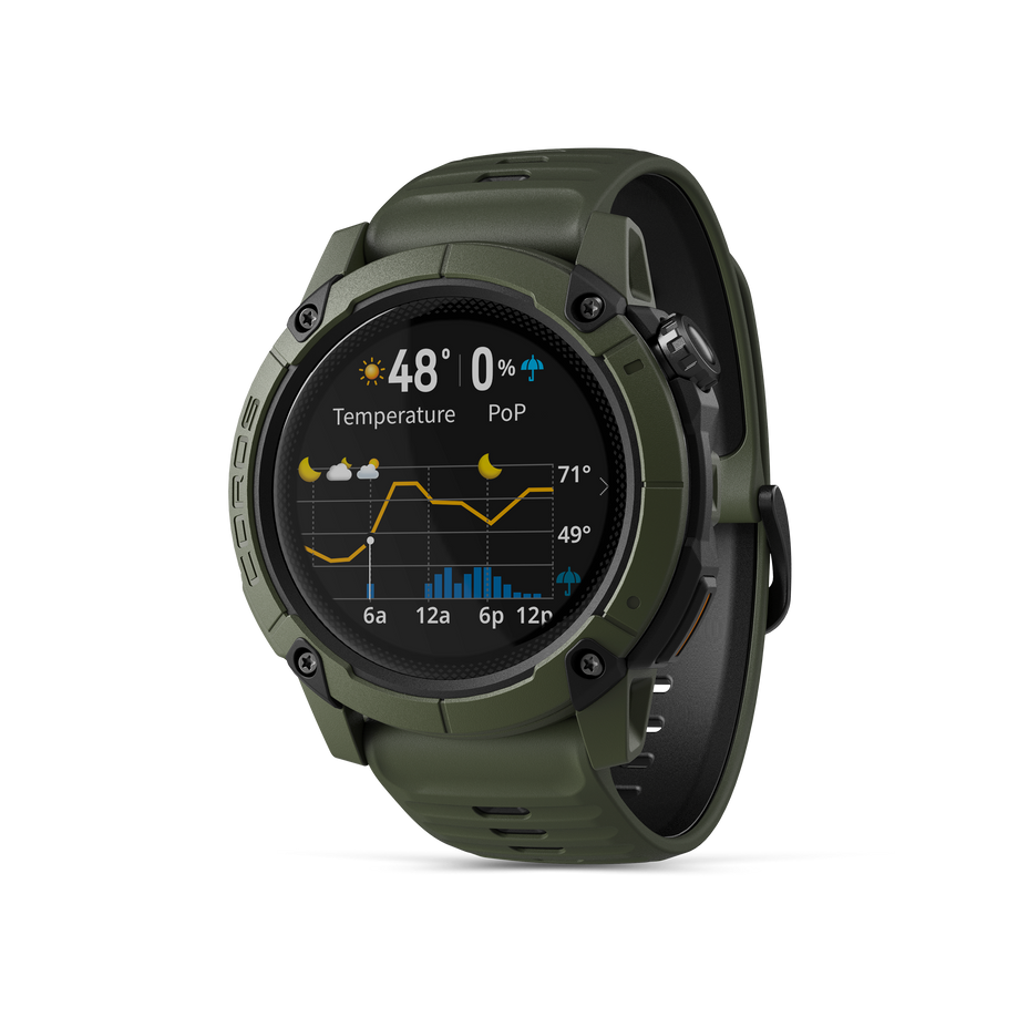 Reloj COROS Nomad verde, diseño deportivo