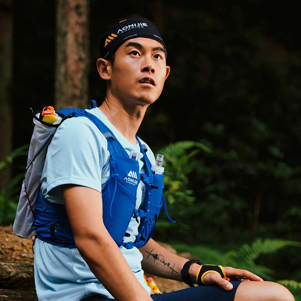 Mochila-para-trail-running-Aonijie-Leap-Series-blue-2 mochila para trail running de 10 litros Aonijie Leap Series – 10L Blue