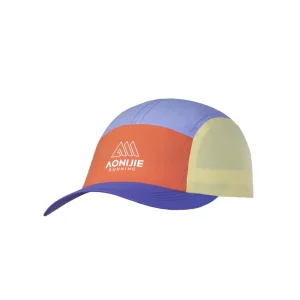 Gorra Running Aonijie Duckbill color púrpura ultraliviana para trail running