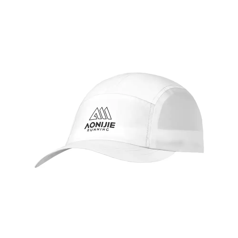Running Cap Aonijie Duckbill blanco gorra ultraliviana para running y trail running
