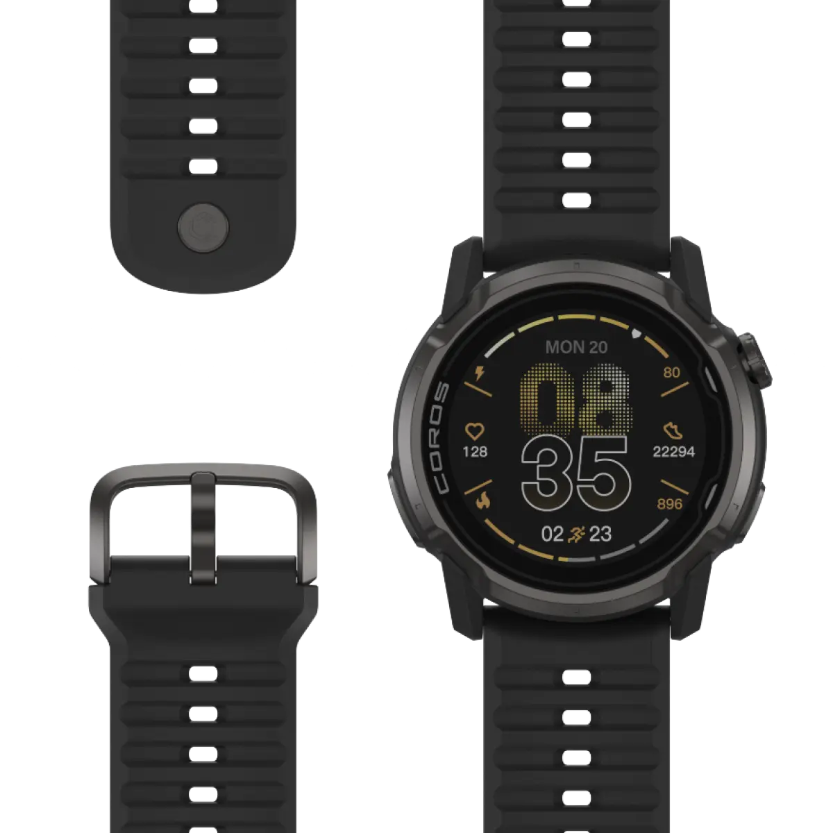 APEX4B1 eloj GPS COROS APEX 4 46 mm Negro para trail running