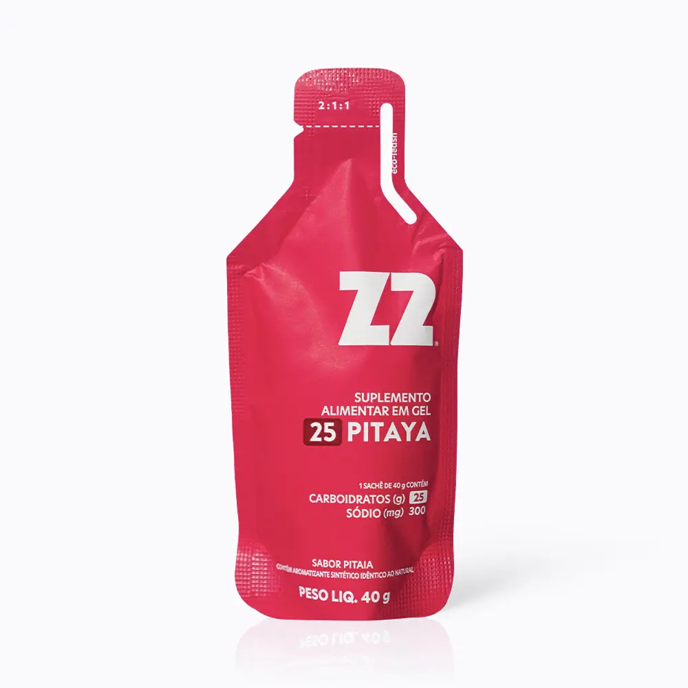 Energy Gel Z2 Pitaya con 25 g de carbohidratos y 300 mg de sodio