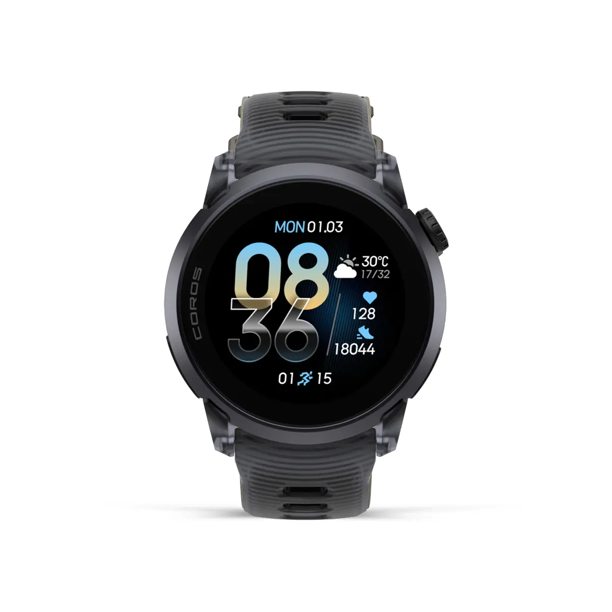 COROS PACE 4 Black Crystal reloj GPS deportivo AMOLED con bisel de aluminio