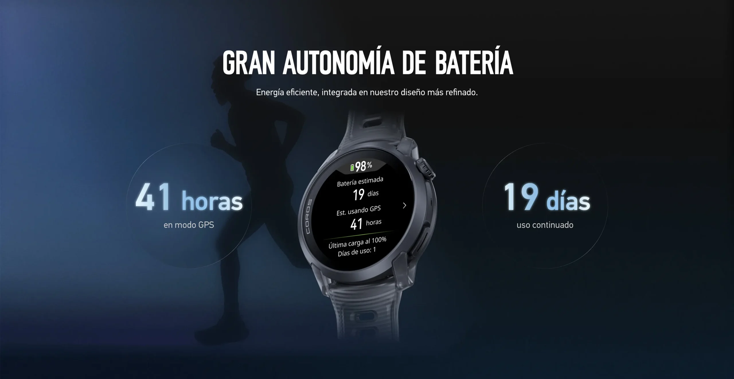 Comprar COROS PACE 4 Black Crystal en Chile