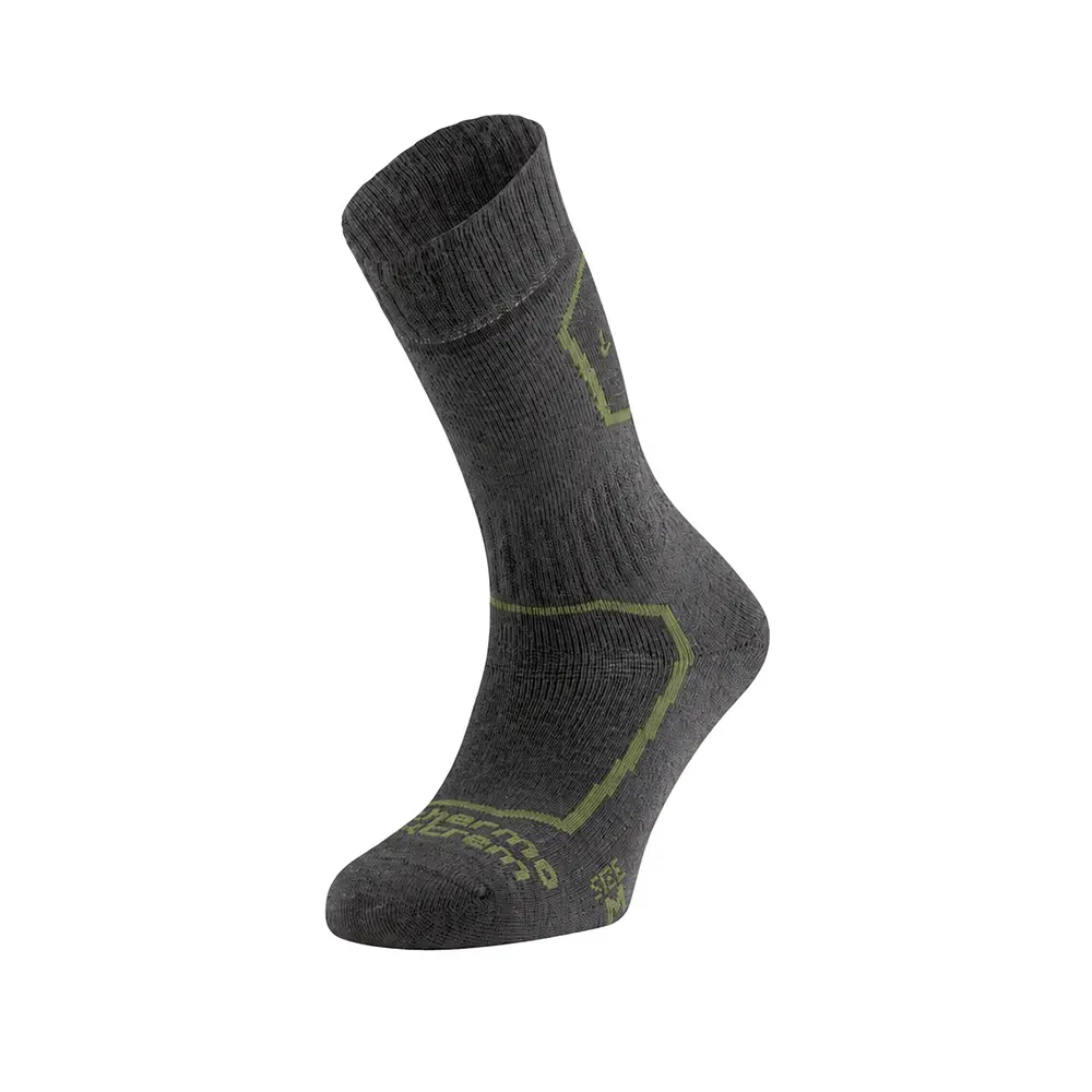 Calcetines térmicos lana merino Lurbel Everest Five Marrón para trail running y trekking