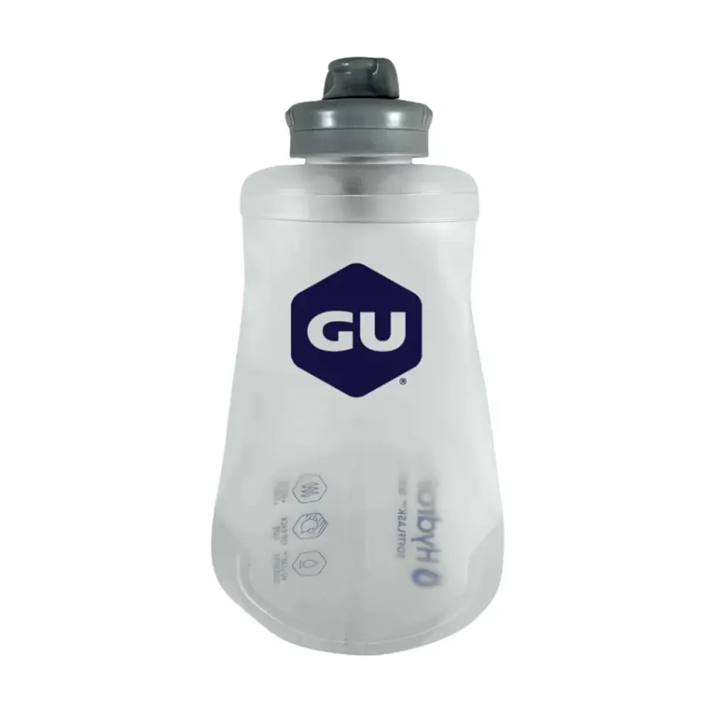Botella flexible GU Hydrapak SoftFlask de 150 ml para transportar geles energéticos