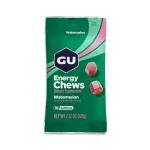 Gomitas energéticas GU Energy Chews Watermelon sin cafeína en bolsa de 60g
